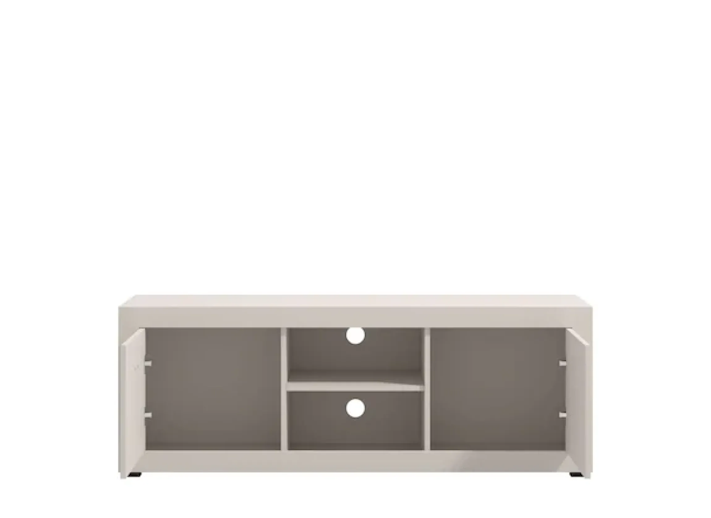 Home affaire Lowboard »Warwick TV-Board, TV-Kommode, TV-Schrank, TV-Unterschrank, TV-Möbel« Elegantes Lowboard in Kaschmir mit viel Stauraum, Heißfolienprägung