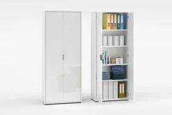 Home affaire Mehrzweckschrank »JOLLY, Stauraumschrank , Breite 72,5 cm , Höhe 178 cm« 1 Stk. tlg. 2 Türen, 4 Einlegeböden-Schrank hochglanz lackiert