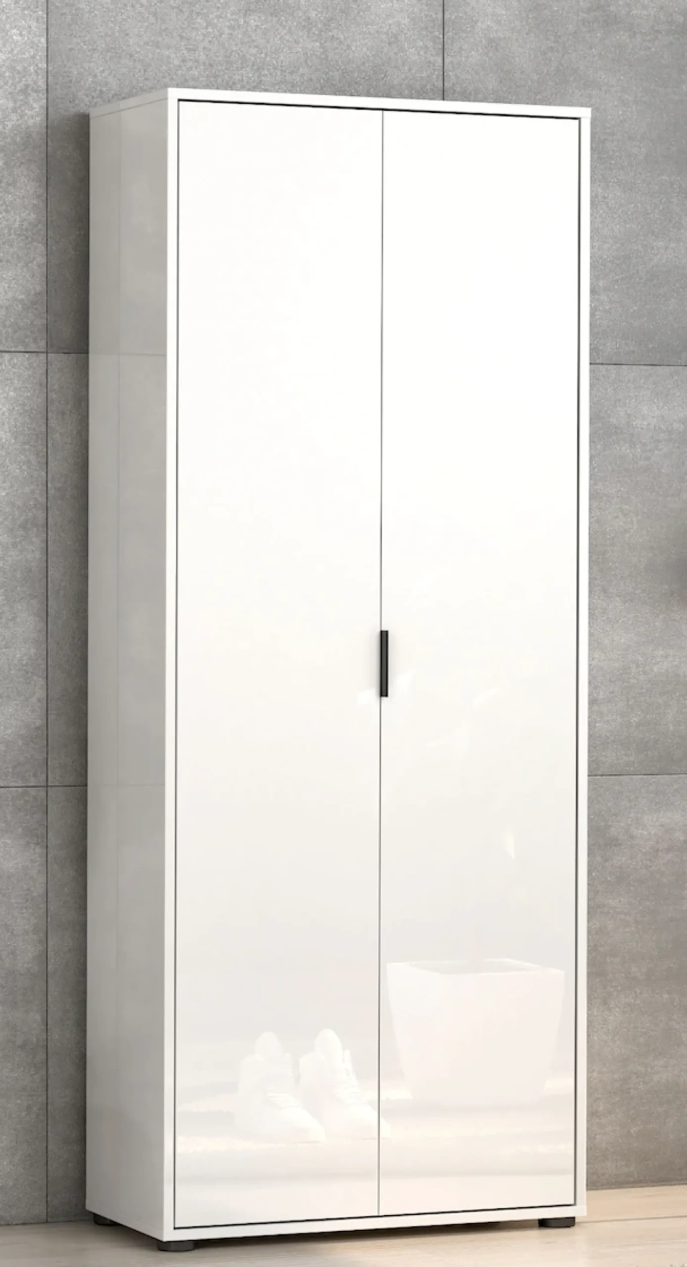 Home affaire Mehrzweckschrank »JOLLY, Stauraumschrank , Breite 72,5 cm , Höhe 178 cm« 1 Stk. tlg. 2 Türen, 4 Einlegeböden-Schrank hochglanz lackiert