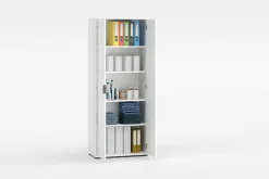 Home affaire Mehrzweckschrank »JOLLY, Stauraumschrank , Breite 72,5 cm , Höhe 178 cm« 1 Stk. tlg. 2 Türen, 4 Einlegeböden-Schrank hochglanz lackiert