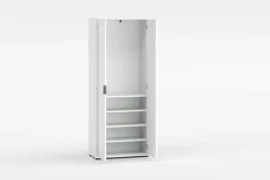 Home affaire Mehrzweckschrank »JOLLY, Stauraumschrank , Breite 72,5 cm , Höhe 178 cm« 1 Stk. tlg. 2 Türen, 4 Einlegeböden,1 Auszugsstange - Schrank hochglanz lackiert