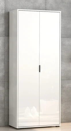 Home affaire Mehrzweckschrank »JOLLY, Stauraumschrank , Breite 72,5 cm , Höhe 178 cm« 1 Stk. tlg. 2-türiger Schrank, 3 kleine + 1 großer Boden, hochglanz lackiert