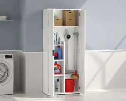 Home affaire Mehrzweckschrank »JOLLY, Stauraumschrank , Breite 72,5 cm , Höhe 178 cm« 1 Stk. tlg. 2-türiger Schrank, 3 kleine + 1 großer Boden, hochglanz lackiert