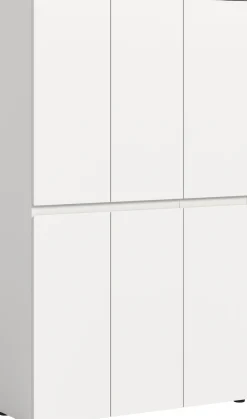 Home affaire Mehrzweckschrank »CIPELA« 1 Stk. tlg. BxH:105x175 cm, viel Stauraum, variable Einlegeböden, Kleiderstange