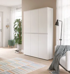Home affaire Mehrzweckschrank »CIPELA« 1 Stk. tlg. BxH:105x175 cm, viel Stauraum, variable Einlegeböden, Kleiderstange