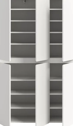 Home affaire Mehrzweckschrank »CIPELA« 1 Stk. tlg. BxH:105x175 cm, viel Stauraum, variable Einlegeböden, Kleiderstange