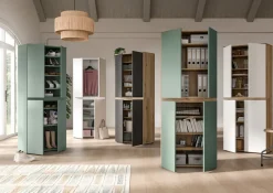 Home affaire Mehrzweckschrank »CIPELA« 1 Stk. tlg. BxH:105x175 cm, viel Stauraum, variable Einlegeböden, Kleiderstange