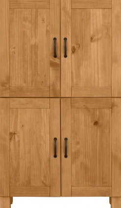 Home affaire Midischrank »Rodby« FSC®-zertifiziertes Massivholz, Breite 75cm, Höhe 130cm