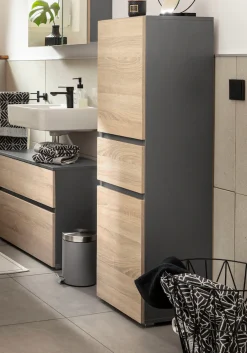 Home affaire Midischrank »Wisla« Höhe 130 cm, mit Türen & Schubkasten