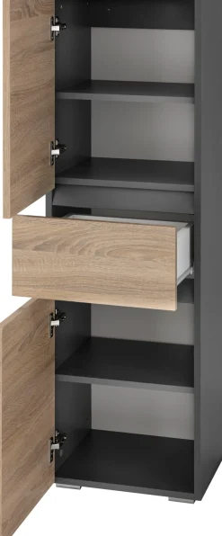 Home affaire Midischrank »Wisla« Höhe 130 cm, mit Türen & Schubkasten