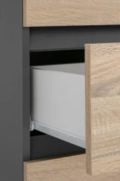 Home affaire Midischrank »Wisla« Höhe 130 cm, mit Türen & Schubkasten