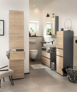 Home affaire Midischrank »Wisla« Höhe 130 cm, mit Türen & Schubkasten