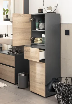 Home affaire Midischrank »Wisla« Höhe 130 cm, mit Türen & Schubkasten