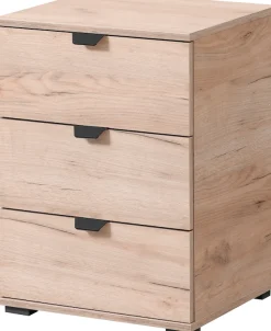 Home affaire Nachtkommode »Duero« mit 3 Schubkästen, Breite 45 cm