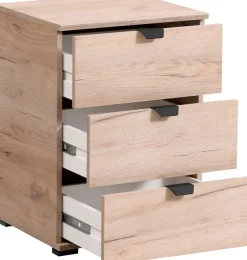 Home affaire Nachtkommode »Duero« mit 3 Schubkästen, Breite 45 cm