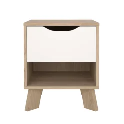 Home affaire Nachtkommode »Ikast, Nachttisch, Nachtschrank, Beistelltisch, Abstelltisch« 1 Schublade, Eingriffsmulden, Breite 40cm, Höhe 47 cm