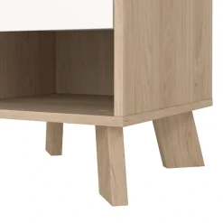 Home affaire Nachtkommode »Ikast, Nachttisch, Nachtschrank, Beistelltisch, Abstelltisch« 1 Schublade, Eingriffsmulden, Breite 40cm, Höhe 47 cm