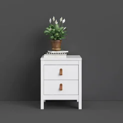 Home affaire Nachttisch »Nachtkommode, Nachtschrank, Beistelltisch« mit 2 Schubladen, Breite 44 cm, Höhe 54 cm