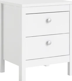 Home affaire Nachttisch »Nachtkommode, Nachtschrank, Beistelltisch« mit 2 Schubladen, Breite 44 cm, Höhe 54 cm