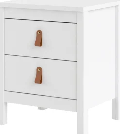 Home affaire Nachttisch »Nachtkommode, Nachtschrank, Beistelltisch« mit 2 Schubladen, Breite 44 cm, Höhe 54 cm