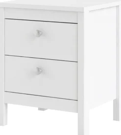 Home affaire Nachttisch »Nachtkommode, Nachtschrank, Beistelltisch« mit 2 Schubladen, Breite 44 cm, Höhe 54 cm