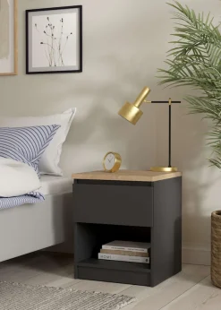 Home affaire Nachttisch »Naia, Nachtkommode, Nachtschrank, Beistelltisch« mit 1 Schublade, Breite 40 cm, Höhe 50 cm