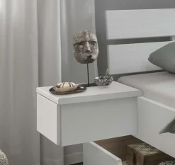Home affaire Nachttisch »Progress Bettablage Links, Hängeschrank, Nachtkonsole,« mit Schubkasten, Hängend, FSC Zertifiziertes Kiefer Massivholz