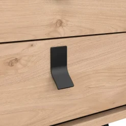 Home affaire Nachttisch »RY« mit 2 Schubladen, Vollholzbeine, Höhe 60 cm
