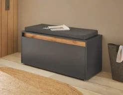 Home affaire Polsterbank »GiRON/CiTY, Garderobenbank mit Klappe, Sitzbank in vier Farben« 2 Stk. tlg. viel Stauraum, Platz für ca. 8 Paar Schuhe, 100 cm breit