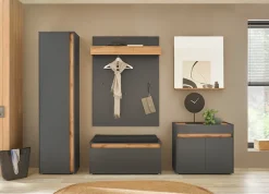 Home affaire Polsterbank »GiRON/CiTY, Garderobenbank mit Klappe, Sitzbank in vier Farben« 2 Stk. tlg. viel Stauraum, Platz für ca. 8 Paar Schuhe, 100 cm breit