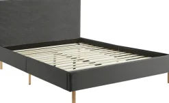 Home affaire Polsterbett »Armandine inkl. Lattenrost« Kopfteil mit Cordbezug, erhältlich in den Breiten 140cm & 180cm