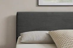 Home affaire Polsterbett »Armandine inkl. Lattenrost« Kopfteil mit Cordbezug, erhältlich in den Breiten 140cm & 180cm