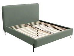 Home affaire Polsterbett »LAVOISIER Bettgestell mit Lattenrost, Breite 140/160/180/200 cm, Cord« Rahmenbett mit Kopfteil, ohne Matratze und Topper