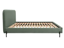 Home affaire Polsterbett »LAVOISIER Bettgestell mit Lattenrost, Breite 140/160/180/200 cm, Cord« Rahmenbett mit Kopfteil, ohne Matratze und Topper