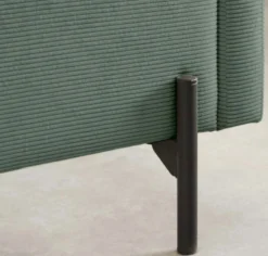 Home affaire Polsterbett »LAVOISIER Bettgestell mit Lattenrost, Breite 140/160/180/200 cm, Cord« Rahmenbett mit Kopfteil, ohne Matratze und Topper