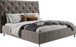 Home affaire Polsterbett »Maxime, in 4 Breiten bis 200cm, auch in Leder« Kopfteilhöhe 143 cm, belastbar bis 280 kg, auch in Überlänge 220cm
