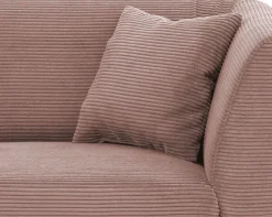 Home affaire Polstergarnitur »Lazio modern und bequem, schmale Armlehnen, tolle Detailverarbeitung« Set, 3-Sitzer und 2-Sitzer, 2 Stk. tlg. zwei verschiedene Fußfarben wählbar