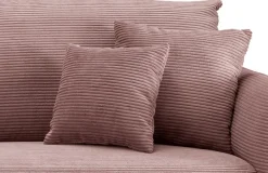 Home affaire Polstergarnitur »Lazio modern und bequem, schmale Armlehnen, tolle Detailverarbeitung« Set, 3-Sitzer und 2-Sitzer, 2 Stk. tlg. zwei verschiedene Fußfarben wählbar