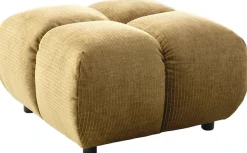 Home affaire Polsterhocker »Cozy Bubble, mit eleganter Steppung, weich gepolstert, 73x73 cm« 1 Stk. tlg. passend zum Sofa und dem drehbaren Sessel der Graceland-Serie