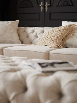 Home affaire Polsterhocker »Kalina« mit klassischer Chesterfield-Knopfheftung
