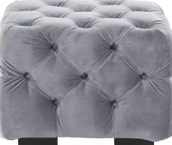 Home affaire Polsterhocker »Kalina« mit klassischer Chesterfield-Knopfheftung, passend zurSerie 
