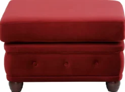Home affaire Polsterhocker »New Castle« passend zur "New Castle"-Serie, B/T/H: 75/70/45 cm