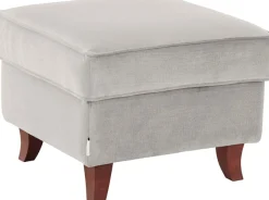 Home affaire Polsterhocker »Reims« echte Chesterfield-Knopfheftung, Samtoptik mich changierender Optik