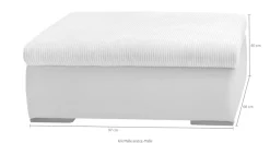 Home affaire Polsterhocker »Win, B: 97 cm - OTTO. Verlässliche Qualität.« individuell zu kombinieren