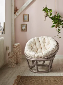 Home affaire Rattanstuhl () aus handgeflochtenem Rattan