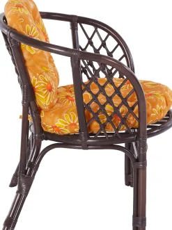 Home affaire Rattanstuhl »Rattansessel« () im 2er-Set aus Rattan und passenden Kissenauflagen, Breite 66 cm