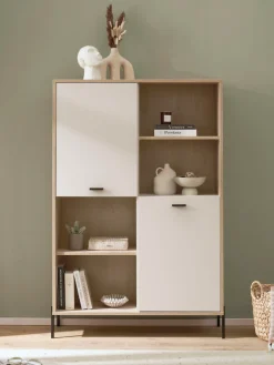 Home affaire Regalelement »Fredericia, modernes Regal, Kommode in Kaschmir, Highboard, Standregal« ausreichend Stauraum, offene & geschlossene Fächer, 105 cm breit