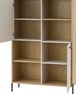 Home affaire Regalelement »Fredericia, modernes Regal, Kommode in Kaschmir, Highboard, Standregal« ausreichend Stauraum, offene & geschlossene Fächer, 105 cm breit