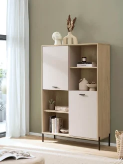 Home affaire Regalelement »Fredericia, modernes Regal, Kommode in Kaschmir, Highboard, Standregal« ausreichend Stauraum, offene & geschlossene Fächer, 105 cm breit