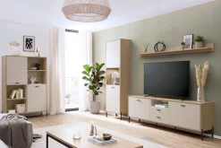 Home affaire Regalelement »Fredericia, modernes Regal, Kommode in Kaschmir, Highboard, Standregal« ausreichend Stauraum, offene & geschlossene Fächer, 105 cm breit